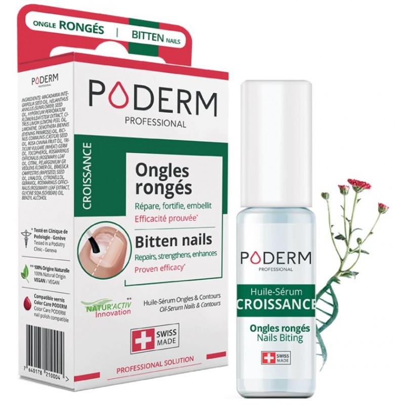 PODERM CROISSANCE - STOP NAIL BITING serum proti grizenju nohtov (8ml)